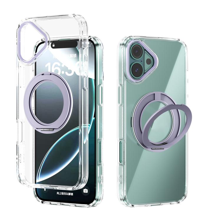 ABEEL MagSafe Q-LUCK Pivot Bracket Transparent Phone Case, For iPhone 17 Pro Max��...