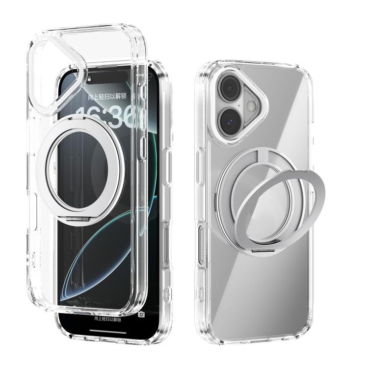 ABEEL MagSafe Q-LUCK Pivot Bracket Transparent Phone Case, For iPhone 17 Pro Max��...