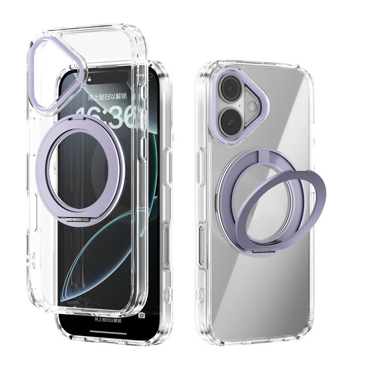 ABEEL MagSafe Q-LUCK Pivot Bracket Transparent Phone Case, For iPhone 17 Pro Max��...