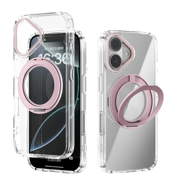 ABEEL MagSafe Q-LUCK Pivot Bracket Transparent Phone Case, For iPhone 17 Pro Max��...