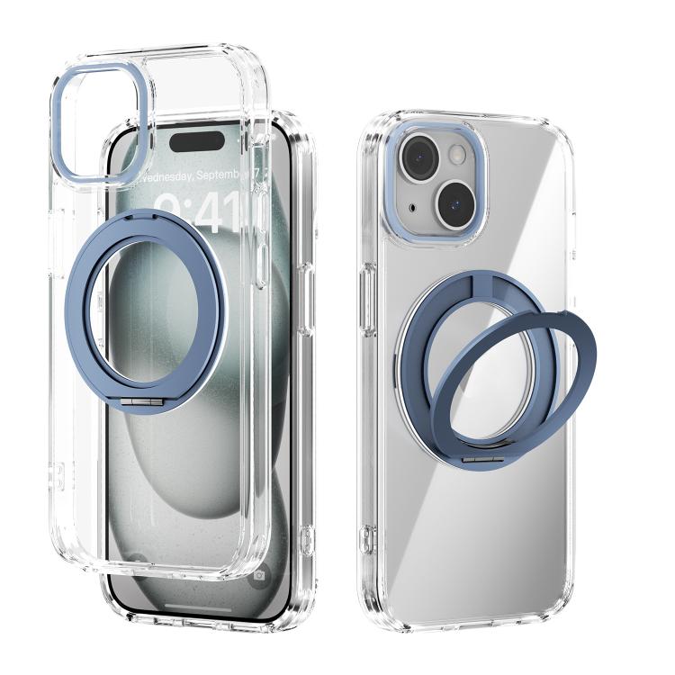 ABEEL MagSafe Q-LUCK Pivot Bracket Transparent Phone Case, For iPhone 15 Pro Max��...