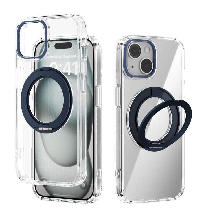 ABEEL MagSafe Q-LUCK Pivot Bracket Transparent Phone Case, For iPhone 13 Pro Max��...