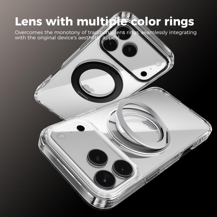 ABEEL MagSafe Q-LUCK Pivot Bracket Transparent Phone Case, For iPhone 13 Pro Max��...