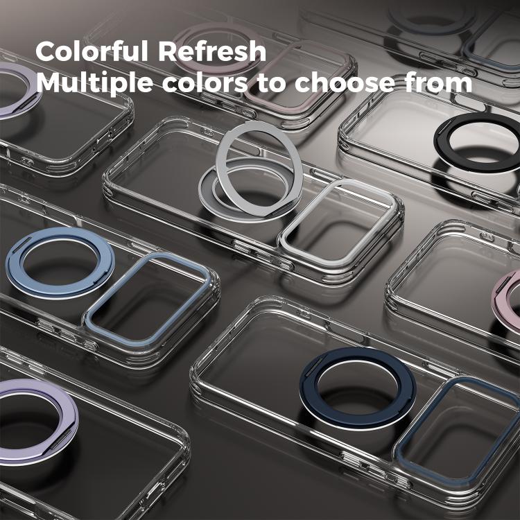 ABEEL MagSafe Q-LUCK Pivot Bracket Transparent Phone Case, For iPhone 15 Pro Max��...