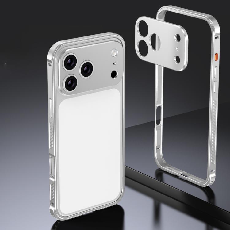 Armor Dual-side Anti-slip Metal Frame Case with Lens Cover, For iPhone 17 Pro Max�...