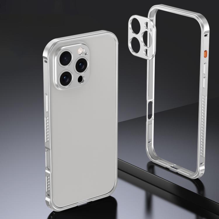 Armor Dual-side Anti-slip Metal Frame Case with Lens Cover, For iPhone 17 Pro Max�...