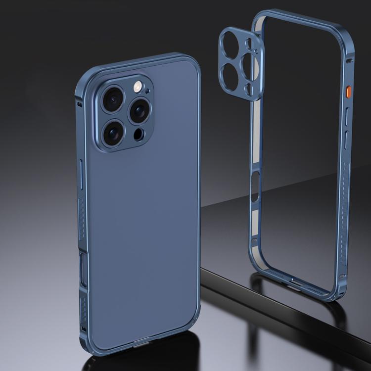 Armor Dual-side Anti-slip Metal Frame Case with Lens Cover, For iPhone 17 Pro Max�...