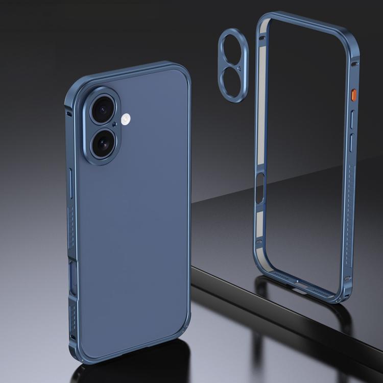 Armor Dual-side Anti-slip Metal Frame Case with Lens Cover, For iPhone 17 Pro Max�...