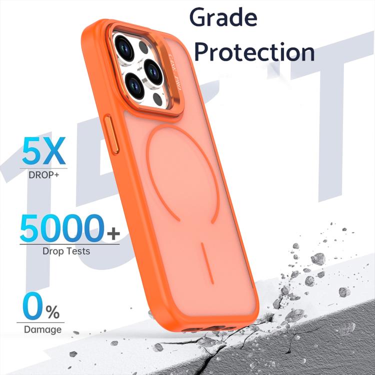 Bright Color Frosted Skin-feel Camera Bracket Magsafe Phone Case������������������...