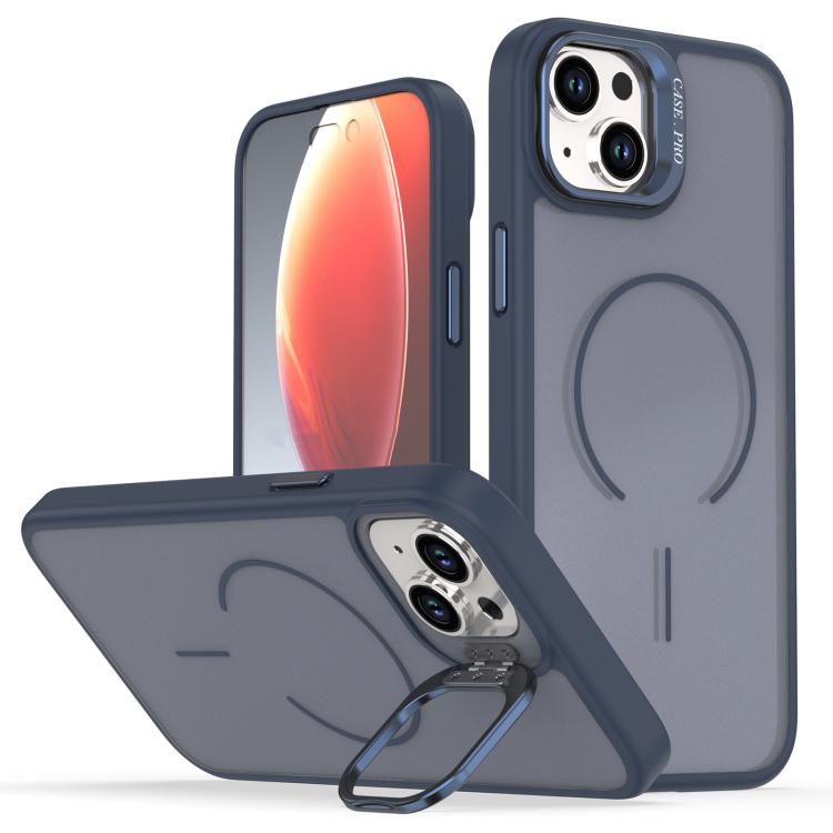 Bright Color Frosted Skin-feel Camera Bracket Magsafe Phone Case������������������...