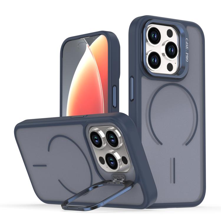 Bright Color Frosted Skin-feel Camera Bracket Magsafe Phone Case������������������...