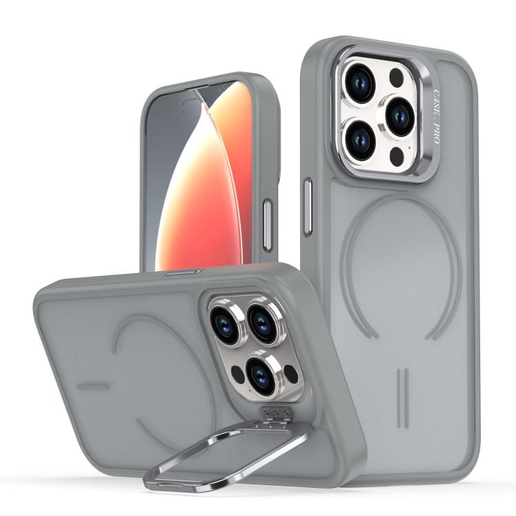 Bright Color Frosted Skin-feel Camera Bracket Magsafe Phone Case������������������...