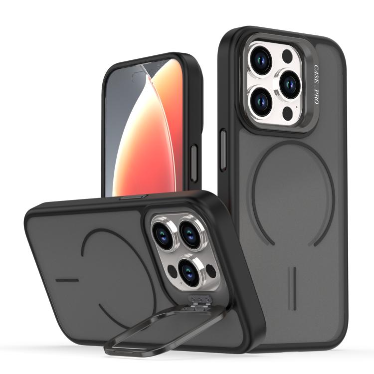 Bright Color Frosted Skin-feel Camera Bracket Magsafe Phone Case������������������...