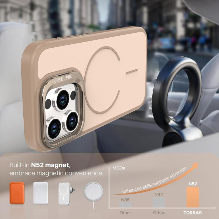 Bright Color Contrast Skin-feel Camera Bracket Magsafe Phone Case�����������������...