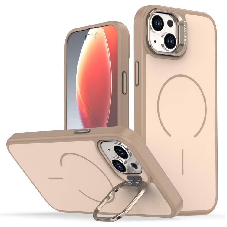 Bright Color Contrast Skin-feel Camera Bracket Magsafe Phone Case�����������������...