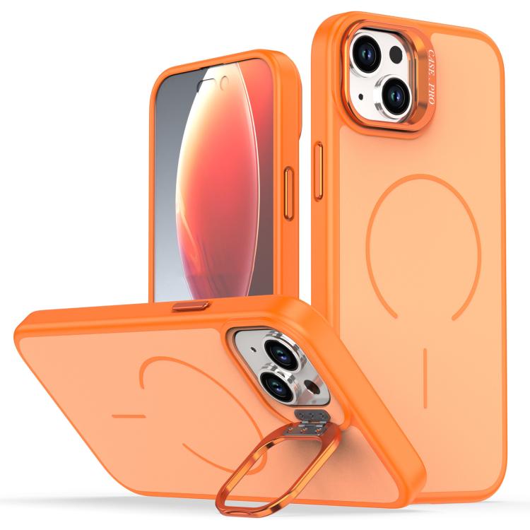 Bright Color Contrast Skin-feel Camera Bracket Magsafe Phone Case�����������������...