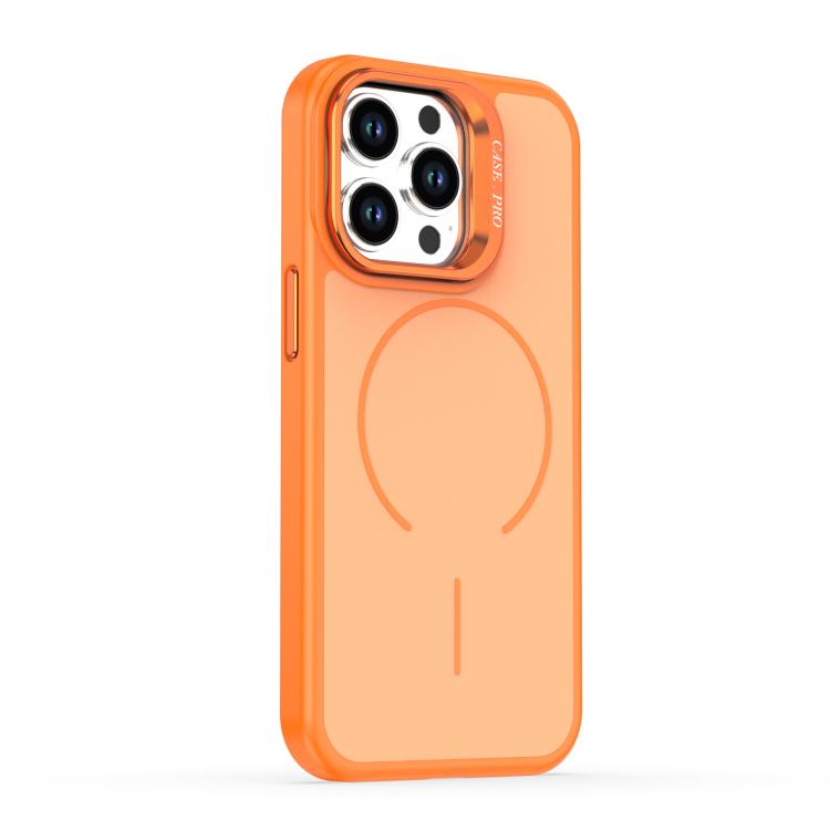 Bright Color Contrast Skin-feel Camera Bracket Magsafe Phone Case, For iPhone 13 P...