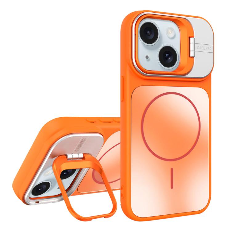AG Frosted Lens Holder MagSafe Phone Case, For iPhone 15 Plus, For iPhone 15������...