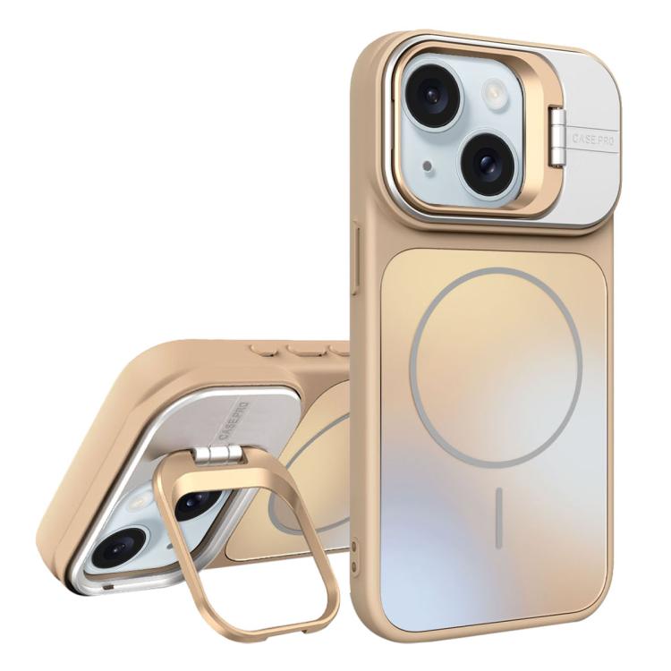 AG Frosted Lens Holder MagSafe Phone Case, For iPhone 15 Plus, For iPhone 15������...