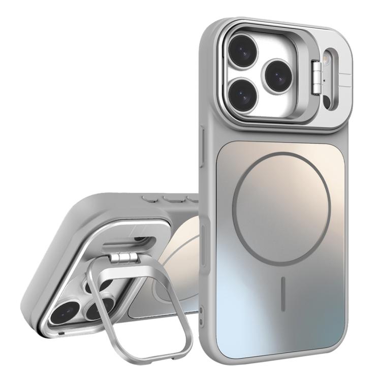 AG Frosted Lens Holder MagSafe Phone Case, For iPhone 17 Pro Max, For iPhone 17 Pr...