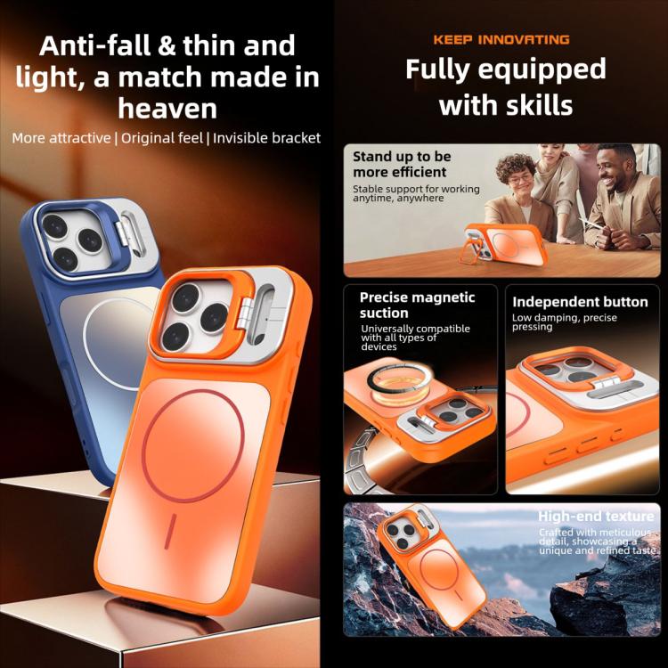 AG Frosted Lens Holder MagSafe Phone Case, For iPhone 12, For iPhone 12 Pro Max���...