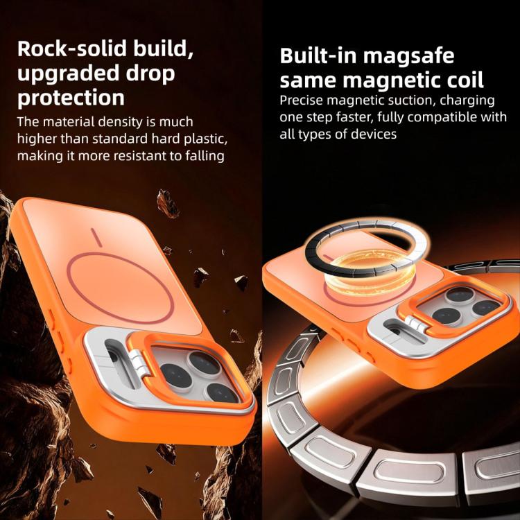 AG Frosted Lens Holder MagSafe Phone Case, For iPhone 15 Plus, For iPhone 15������...