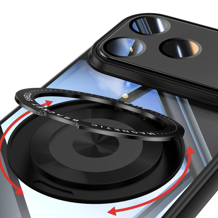 360 Holder Magsafe Acrylic Hybrid TPU Phone Case, For iPhone 17 Pro Max�����������...