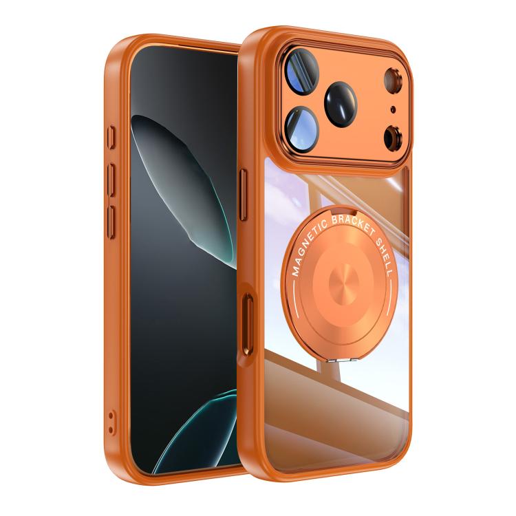 360 Holder Magsafe Acrylic Hybrid TPU Phone Case, For iPhone 17 Pro Max�����������...