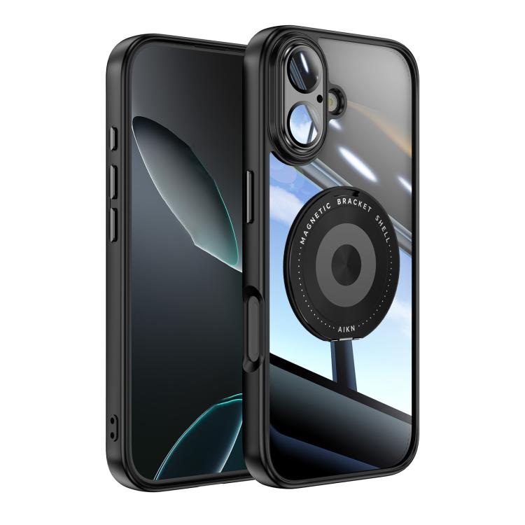 360 Holder Magsafe Acrylic Hybrid TPU Phone Case, For iPhone 17 Pro Max�����������...