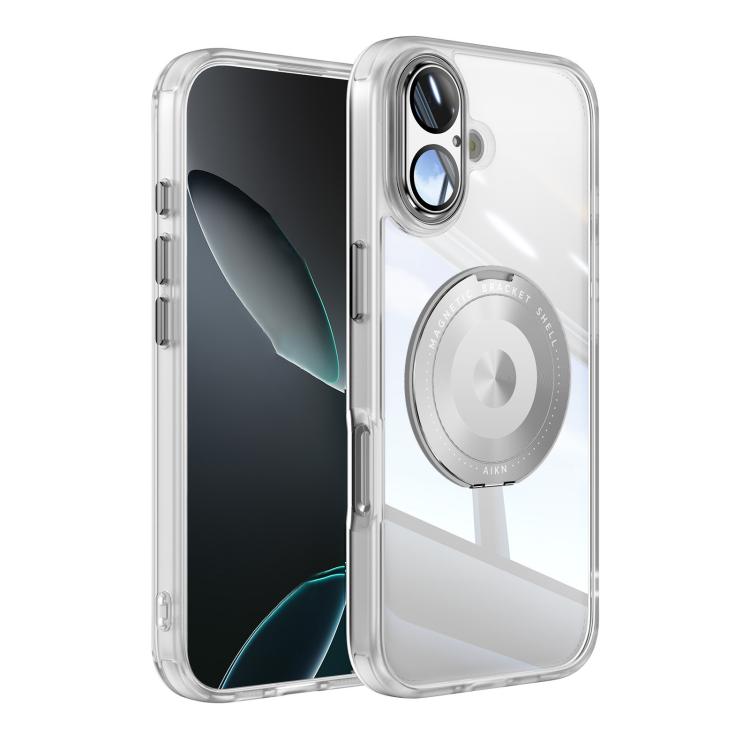 360 Holder Magsafe Acrylic Hybrid TPU Phone Case, For iPhone 17 Pro Max�����������...