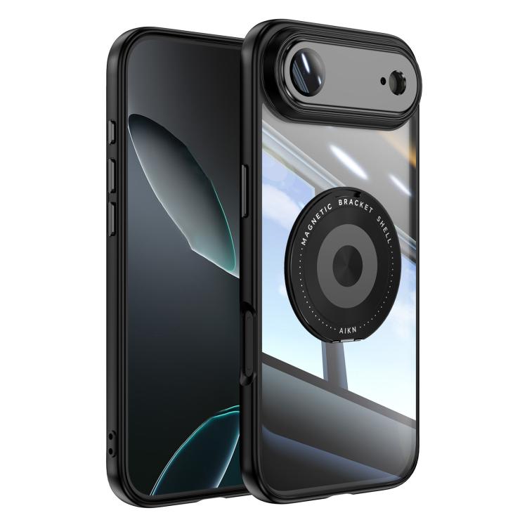 360 Holder Magsafe Acrylic Hybrid TPU Phone Case, For iPhone 17 Pro Max�����������...