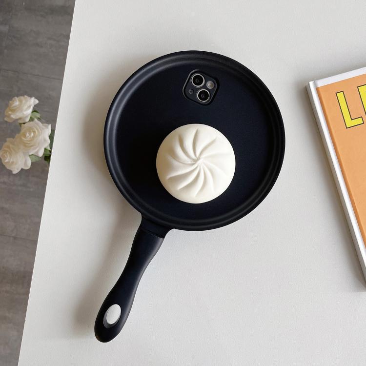 3D Frying Pan Bread Phone Case, For iPhone 17 Pro Max, For iPhone 17 Pro����������...