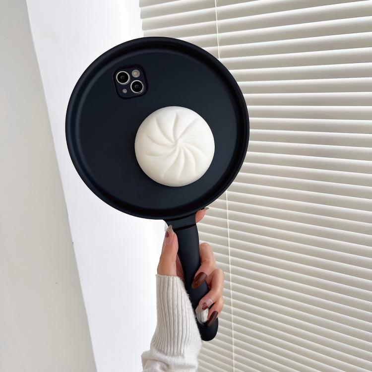 3D Frying Pan Bread Phone Case, For iPhone 17 Pro Max, For iPhone 17 Pro����������...