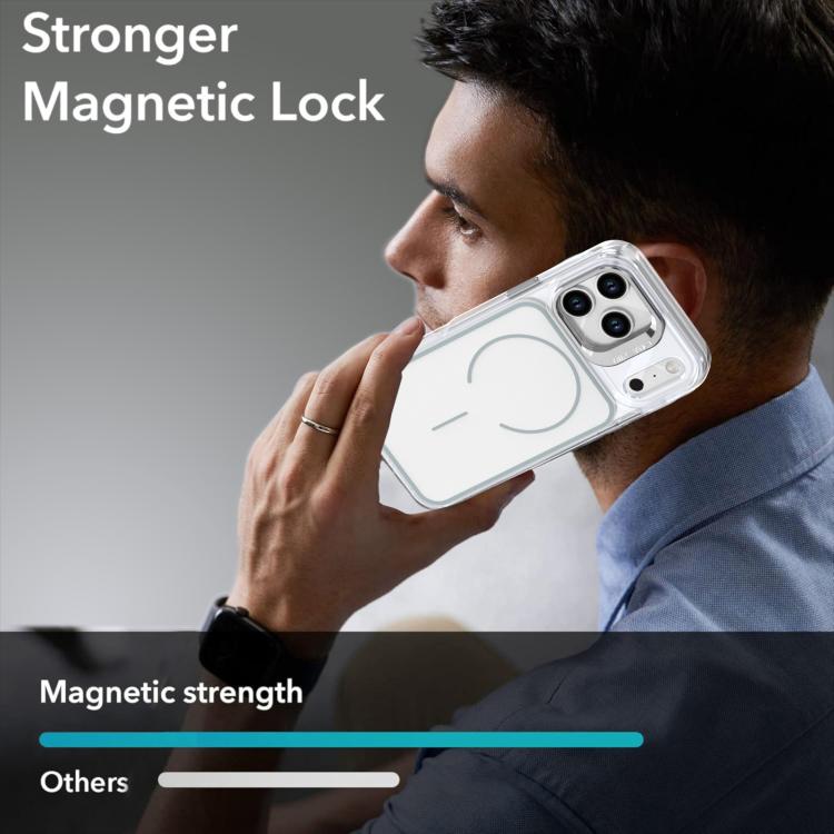 Bright Color Blocking Camera Bracket Magnetic Phone Case, For iPhone 17 Pro Max���...