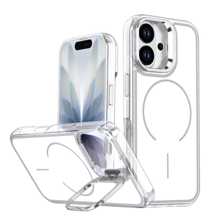 Bright Color Blocking Camera Bracket Magnetic Phone Case, For iPhone 17 Pro Max���...