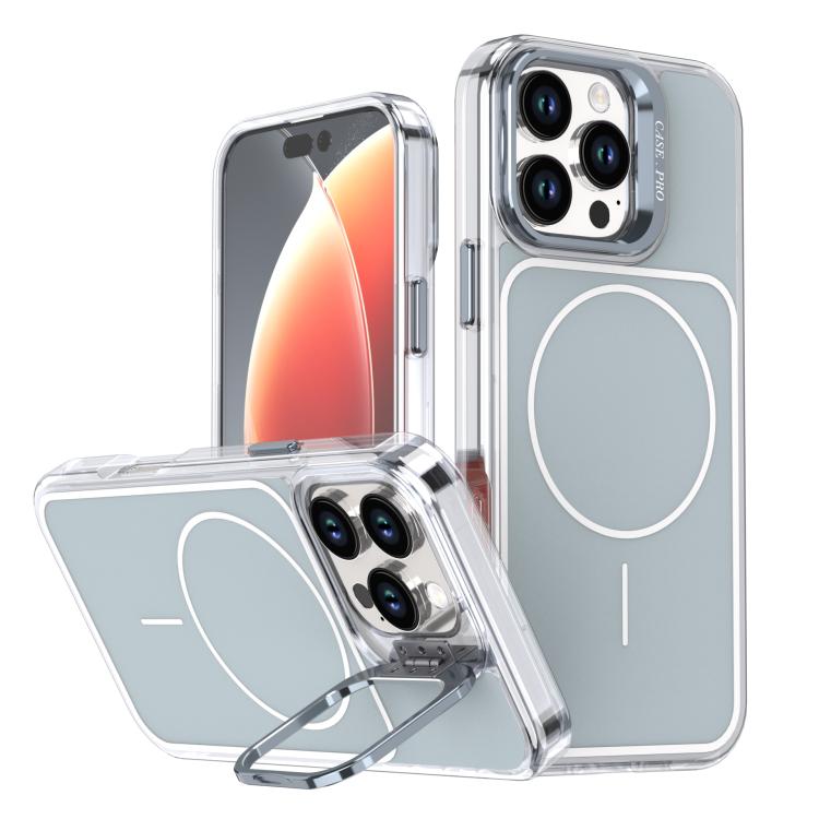 Bright Color Blocking Camera Bracket Magnetic Phone Case, For iPhone 17 Pro Max���...