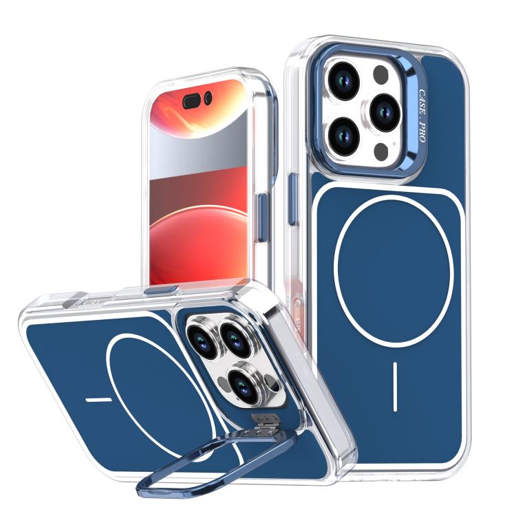 Bright Color Blocking Camera Bracket Magnetic Phone Case, For iPhone 17 Pro Max���...