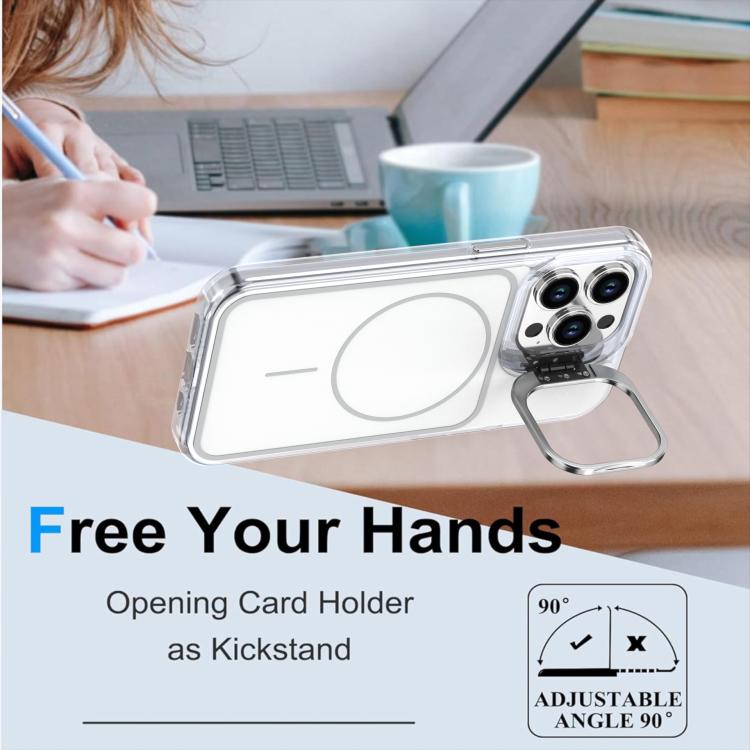 Bright Color Blocking Camera Bracket Magnetic Phone Case, For iPhone 13 Pro Max���...