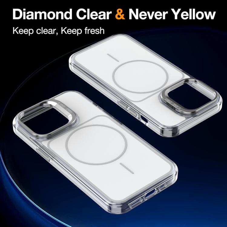 Bright Color Blocking Camera Bracket Magnetic Phone Case, For iPhone 13 Pro Max���...