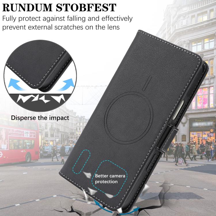 Kalebol Strong Magnetic MagSafe Ring 2 In 1 Split Leather Phone Case��������������...