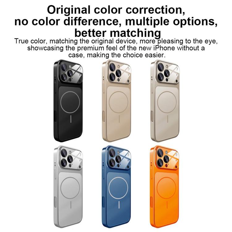 Change to 17 Big Lens Window Frosted MagSafe Phone Case, For iPhone 13 Pro Max����...